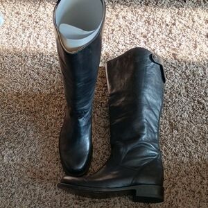Stetson Black Leather Women's Boots